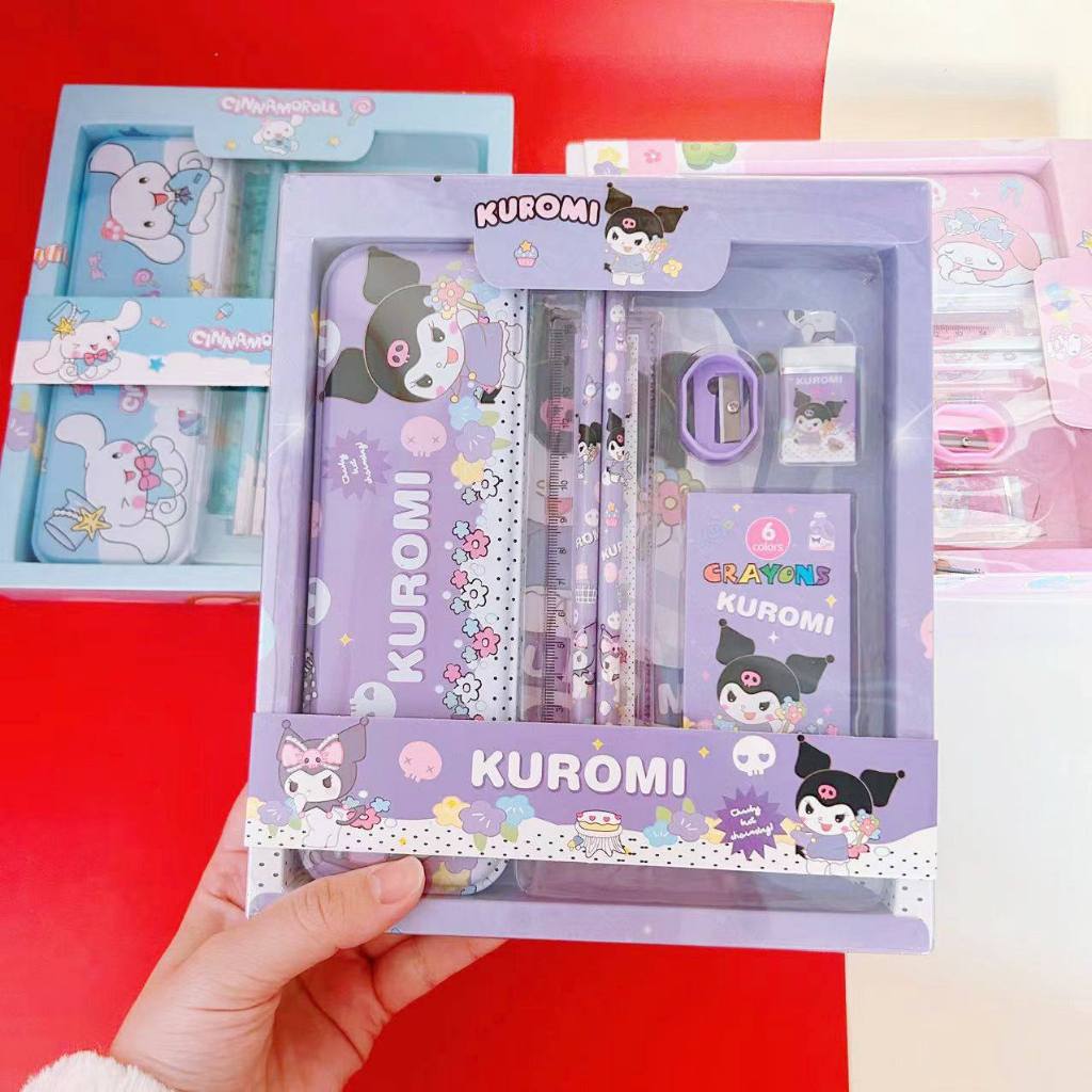 

STATIONERY SET SANRIO- STATIONERY 7 IN 1