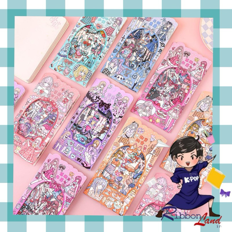 

(4 Lembar) Stiker PVC Anti Air Baby Doll