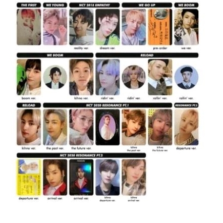 photocard offer klbuk renjun resonance