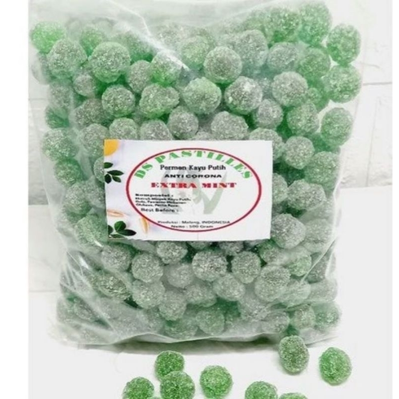 

Permen minyaj kayu putih Eucalyptus Extra Mint 500gr kajuput permen jamu Herbal Alba Aba Raja Ratu DS PASTILLES