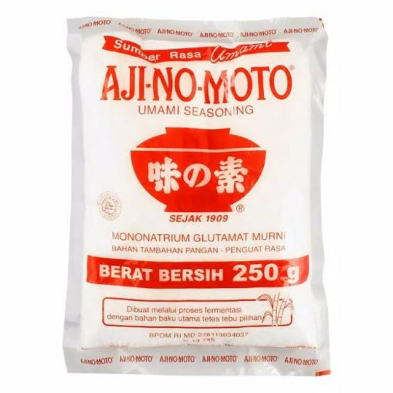 

Ajinomoto 250gram / Ajinomoto penyedap / Ajinomoto murah