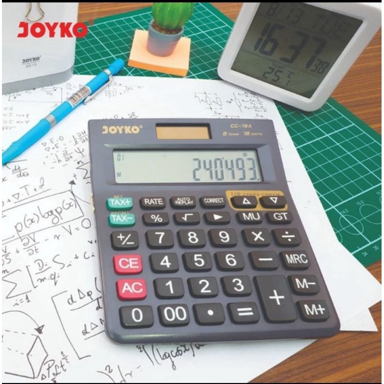 

SPESIAL DISCOUNT JOYKO CC15A Check Correct Calculator Kalkulator Bisa Cek Ulang 12 Digits