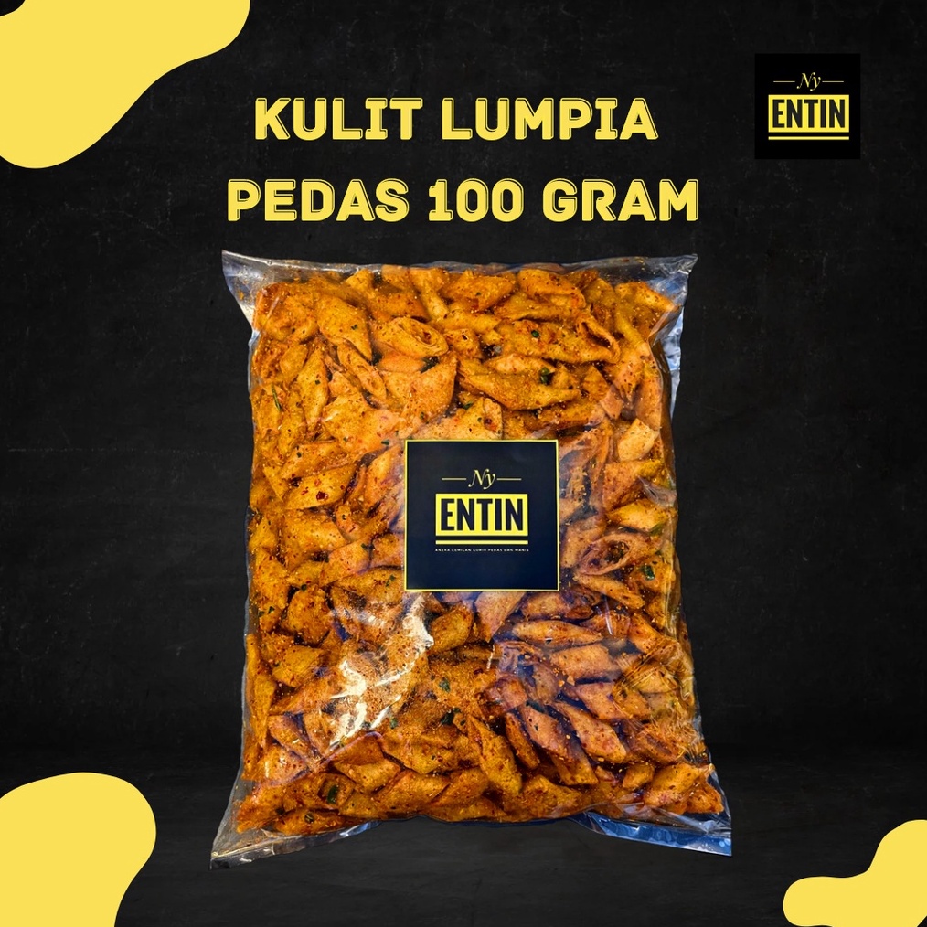 

PAKET INSTAN KERIPIK KULIT LUMPIA PEDAS GURIH 1 GR NY ENTIN
