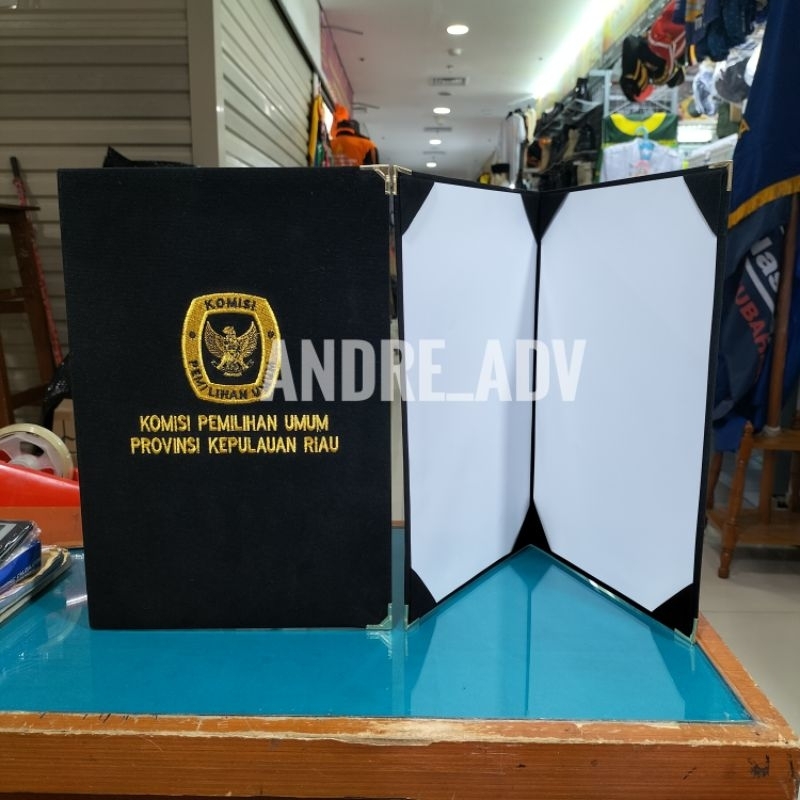 

map beludru costom logo bordir komputer RB9