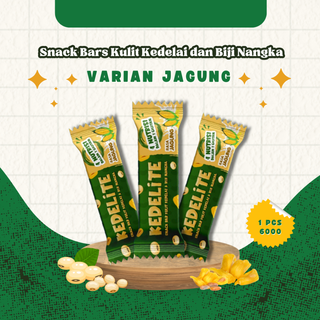 

KEDELITE SNACK BAR VARIAN JAGUNG 20 GRAM