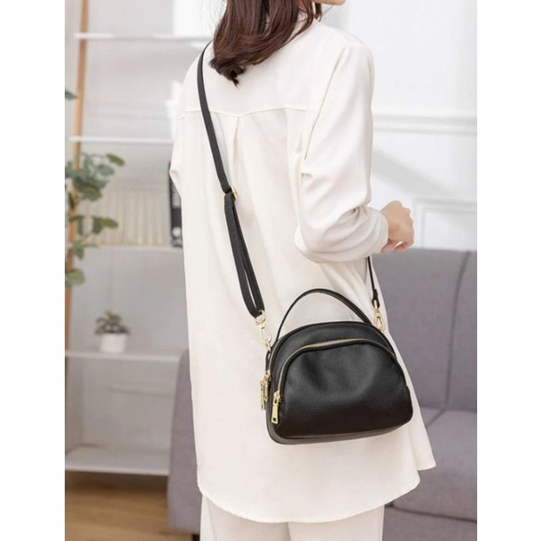 Tas mini wanita kulit sapi asli Garut