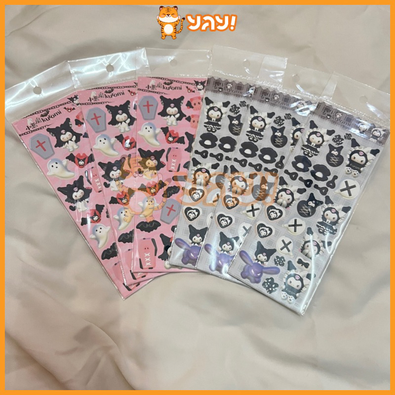 

YAY! Stiker Kuromi Pink Kiromi Silver / Sticker Kuromi
