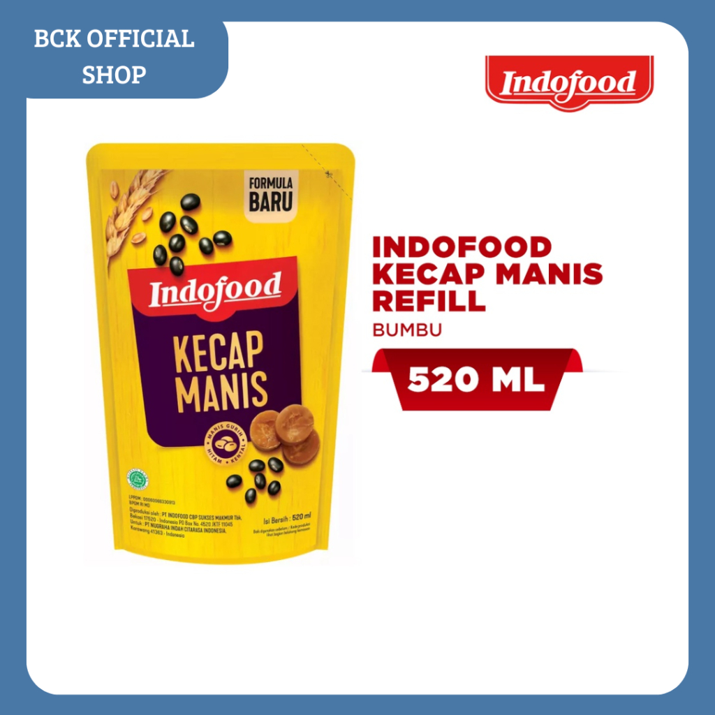 

Indofood Kecap Manis Kemasan Refil 520ml