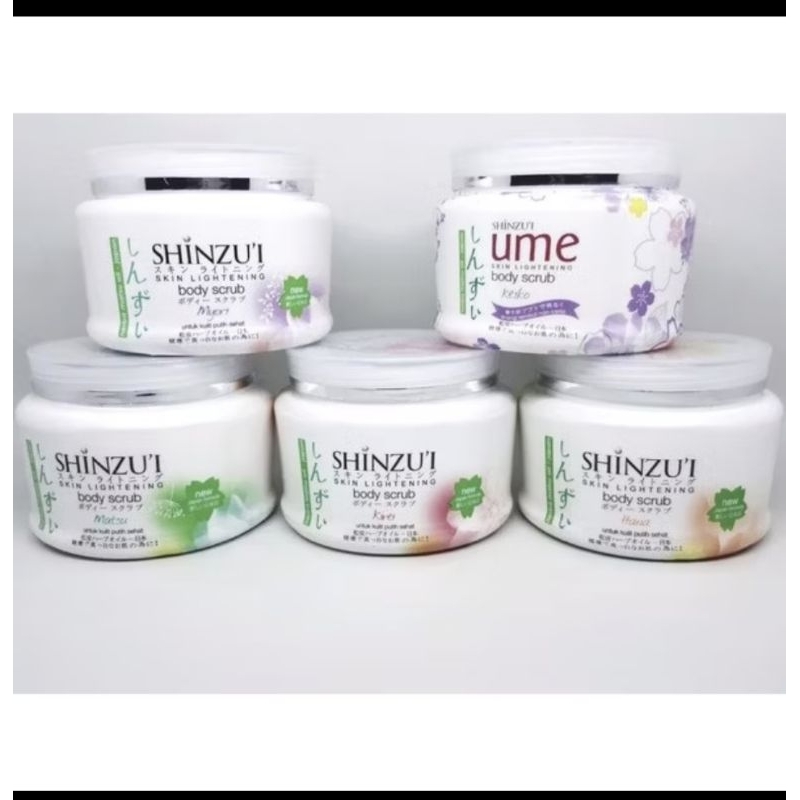 Shinzui Body Scrub 200g(Besar) /Lulur Badan Shinzui