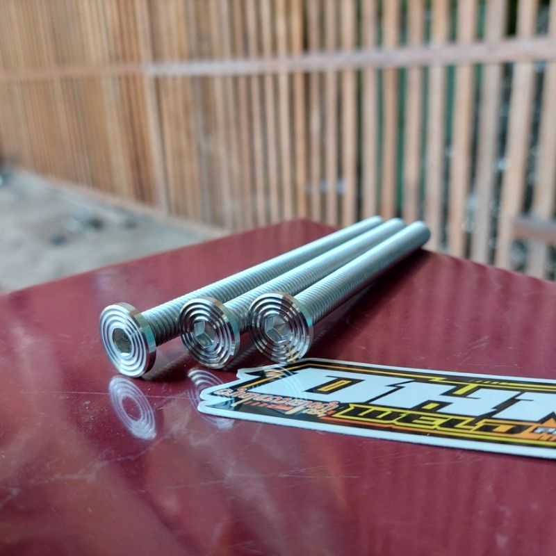 baut 12 m8 stainless slim panjang 9 cm 10 cm 11 cm