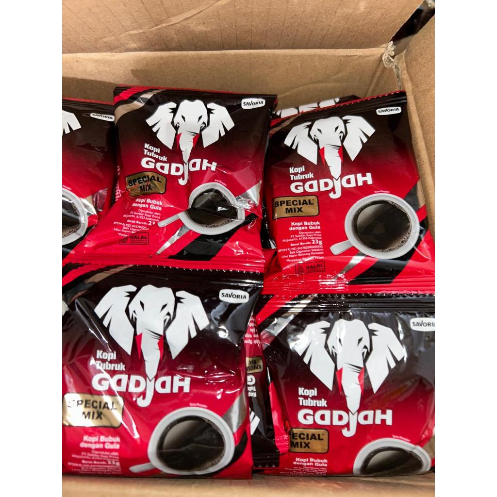 

Kopi tubruk Gadjah special mix renceng