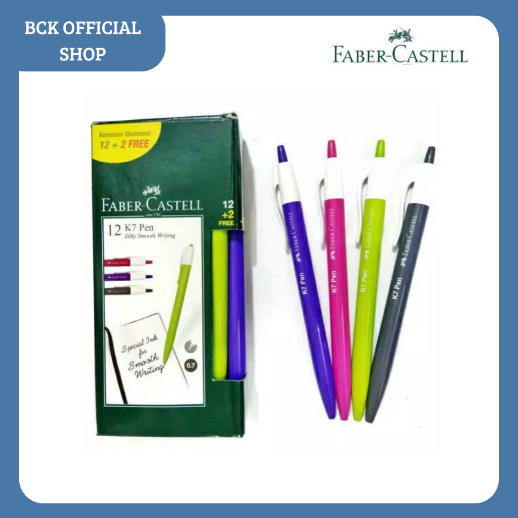 

Ball Pen Faber-Castell K7 Pen 0.7 mm - Black (DUS)