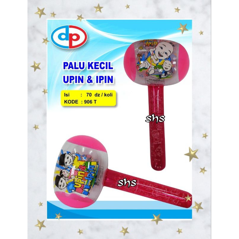 TIUPAN PALU GAMBAR UPIN IPIN MAINAN ANAK TIUP/MAINAN BALON TIUP