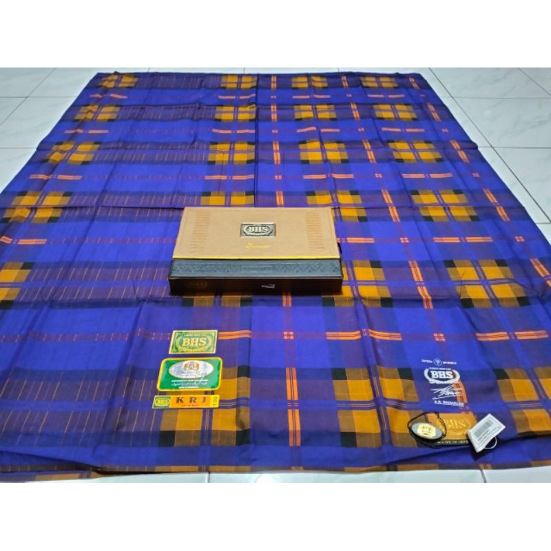 SARUNG BHS ROYAL KRJ FULL SUTRA GOLD BERTANDA TANGAN