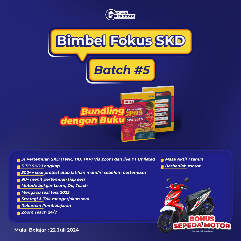 BUKU CPNS 2024 BUNDLING BIMBEL FOKUS SKD BATCH 5
