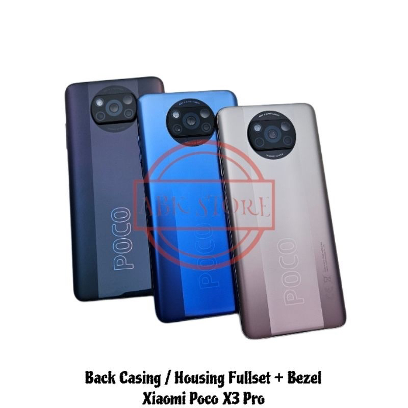 Casing Kesing Housing Fullset Backdoor + Bezel Xiaomi Poco X3 Pro