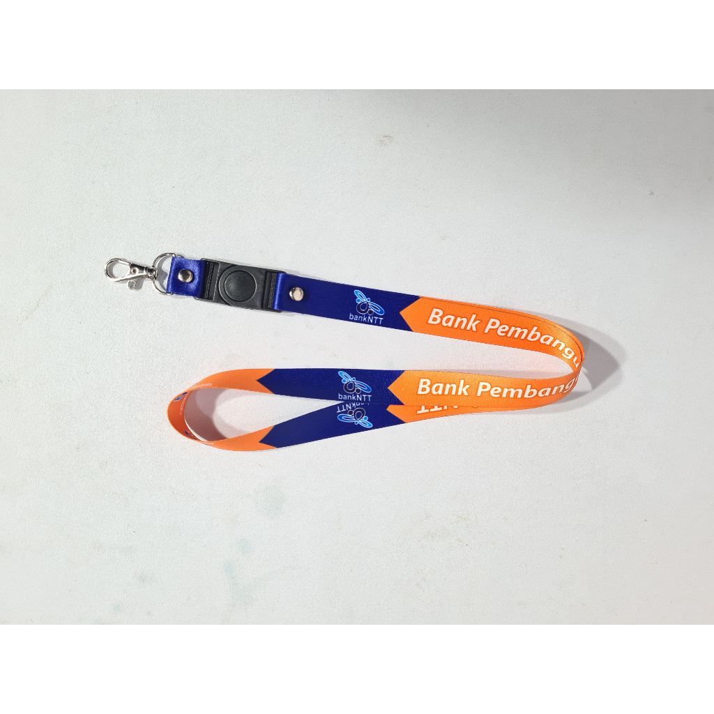 

Lanyard Bank Pembangunan Daerah NTT / Lanyard Full Printing / Lanyard Custom / Lanyard Murah / Custom Bank Pembangunan Daerah NTT