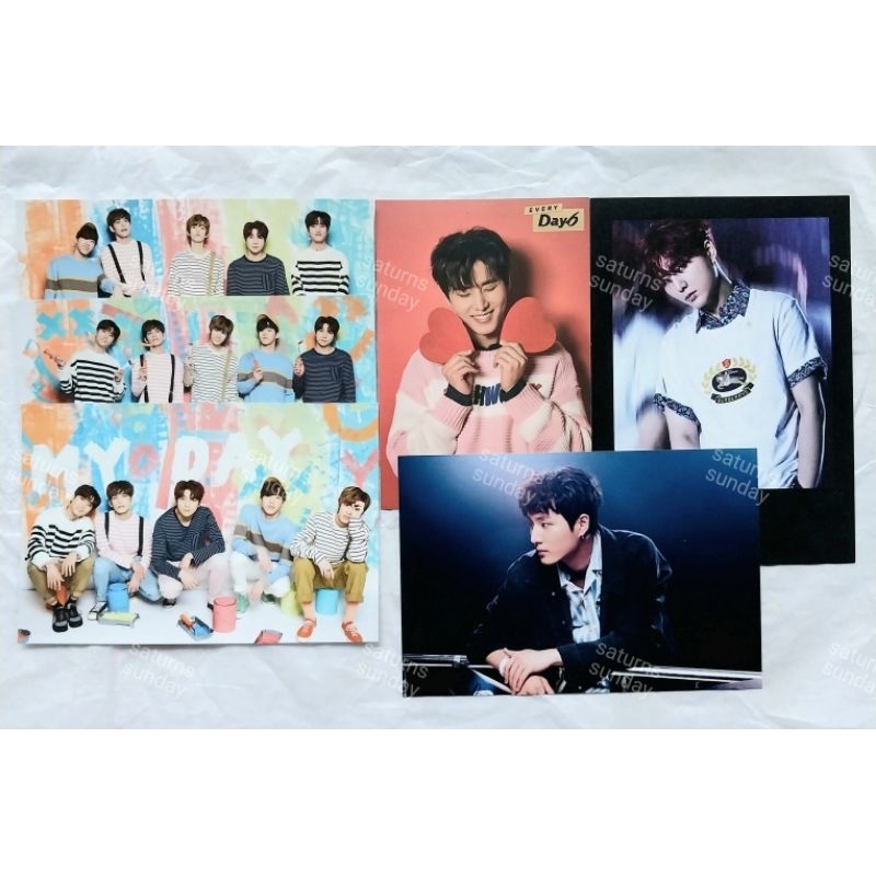Postcard DAY6 The Best Moment, Gravity, Ticketbook, Photoset Everyday6 October YoungK