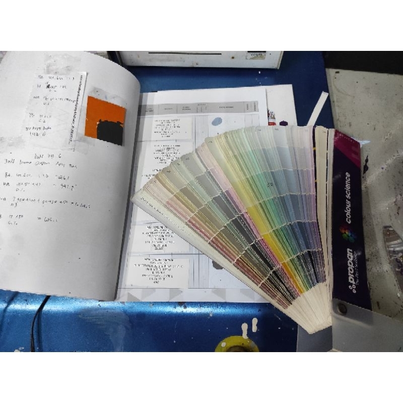 mixing warna mesin propan nc dan pu 2k