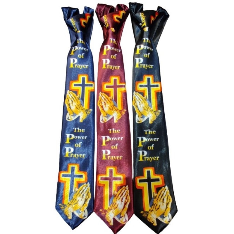 dasi rohani tempel motif salib