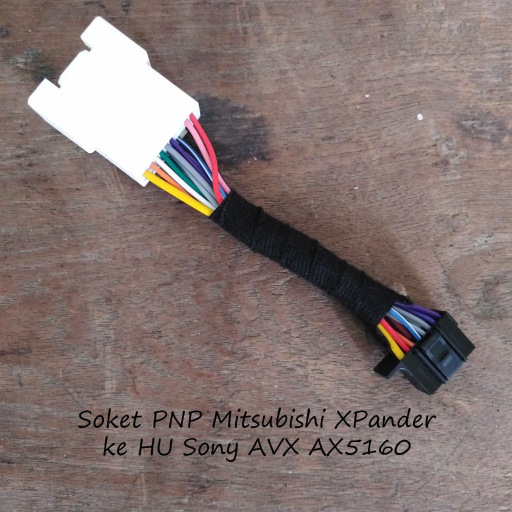 Soket Audio PNP Mitsubishi XPander ke Head Unit Sony XAV AX5160/ Sony XAV AX5110