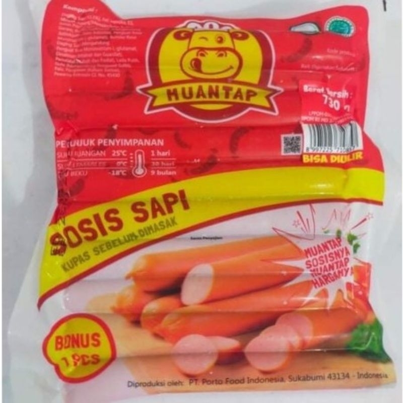 

muantap sosis sapi isi 32+1 730gr