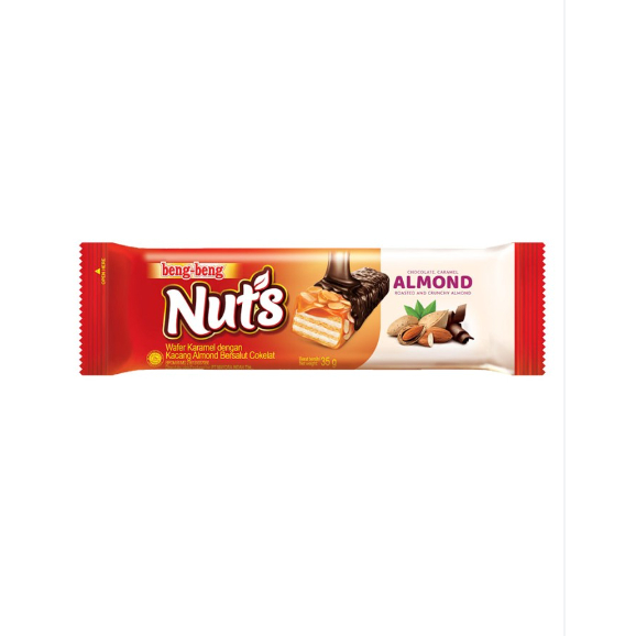 

Beng Beng Nuts Wafer Karamel dengan Kacang Almond 35gr