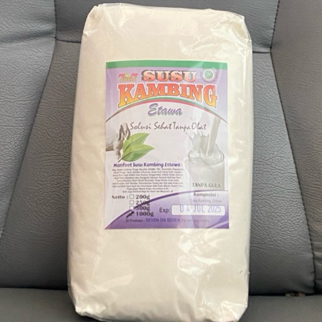 

Susu Kambing Bubuk Bebas Gula 1000gr Alami 7on7