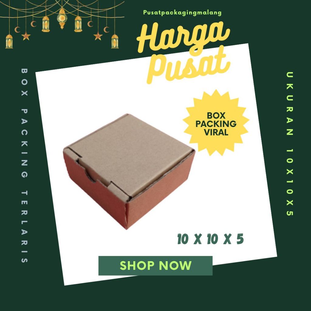 

Box 10x10x5 LD Kardus Karton Packing Madu Hampers Kotak Kemasan Box Souvenir Karton