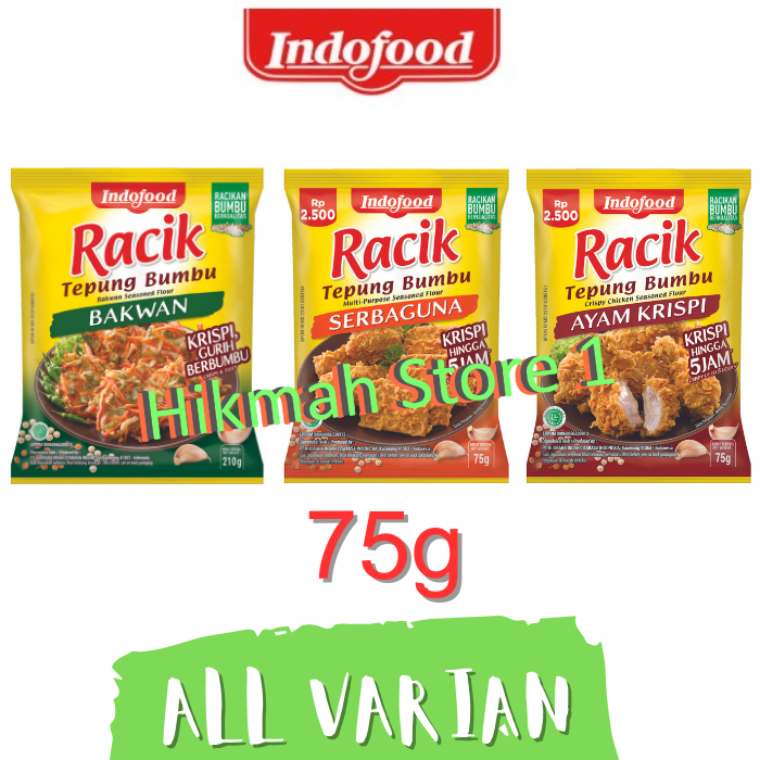 

Racik Tepung Bumbu Serbaguna Ayam Krispi 75 gr