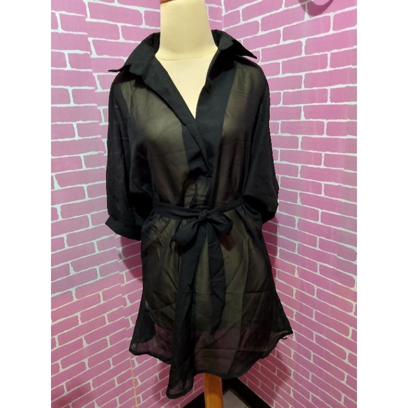 BAJU TIDUR LINGERIE MODEL KEMEJA