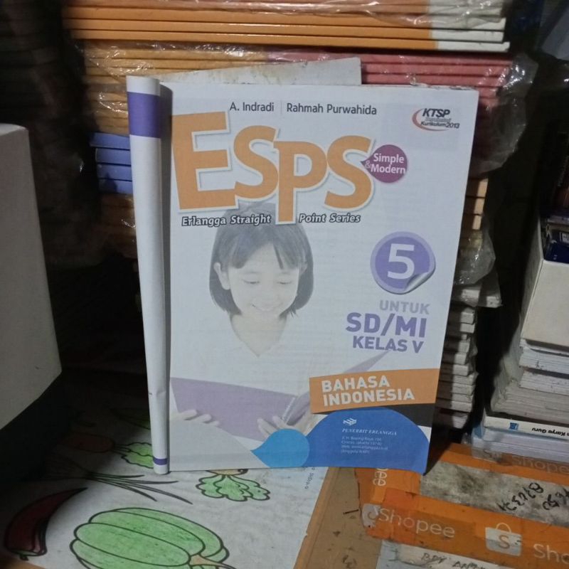 BUKU ESPS BAHASA INDONESIA UNTUK SD KELAS 5 KTSP 20O6 PENERBIT ERLANGGA
