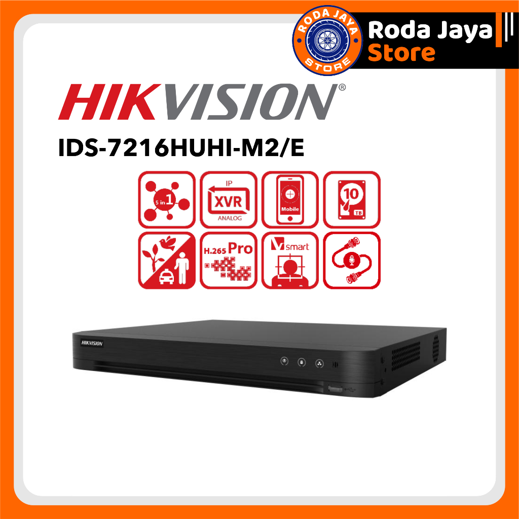 Hikvision DVR 4ch/8ch/16ch/32ch 8MP/5MP/4MP H265+