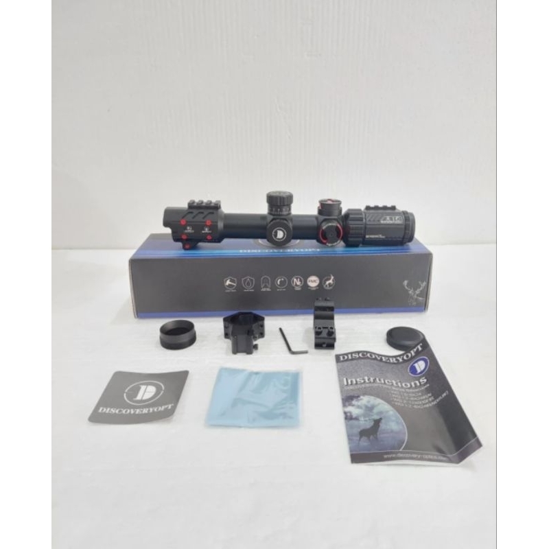 Teleskop Discovery WG 1.2-6x24 IRAI OD 30mm