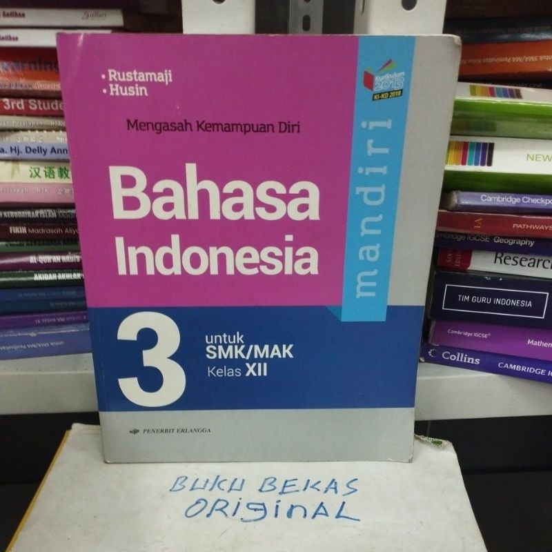 Mandiri Bahasa İndonesia untuk SMK kelas 12