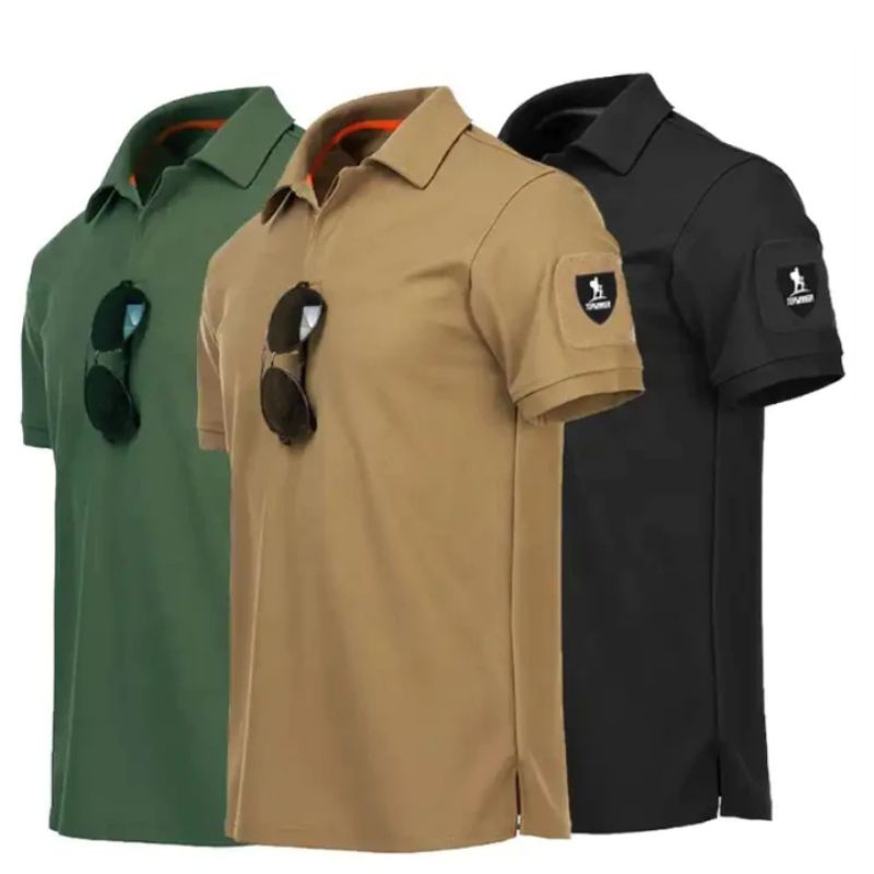 kaos polo lengan pendek  taktikal military import