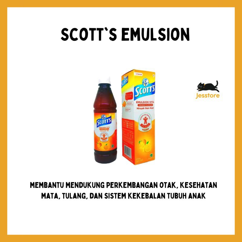 SCOTT'S EMULSION (200ML, 400ML)