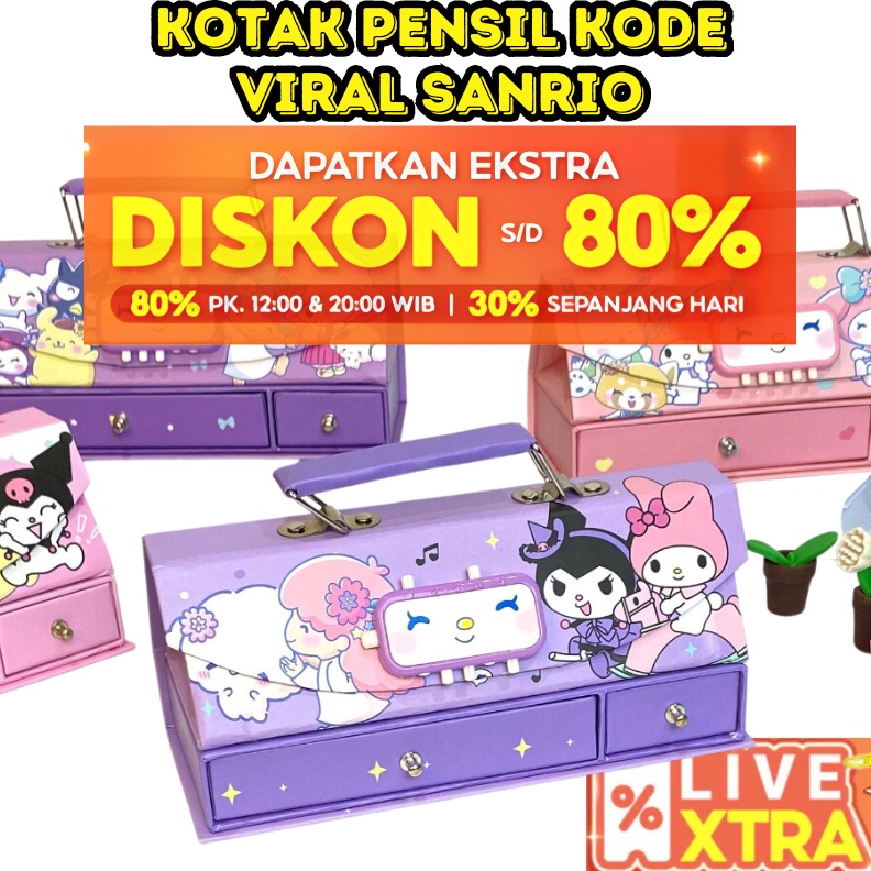 

KODE C2R7 BOS Kotak Pensil KartonKode KunciTempat PensilPencil Case CodePin