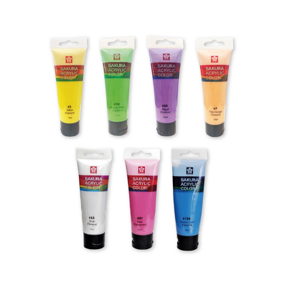 

KODE K9Y5 Sakura 75ml Acrylic Color Paint 12