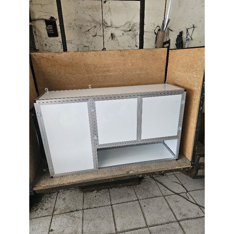rak gantung kitchen set atas aluminium acp bumbu