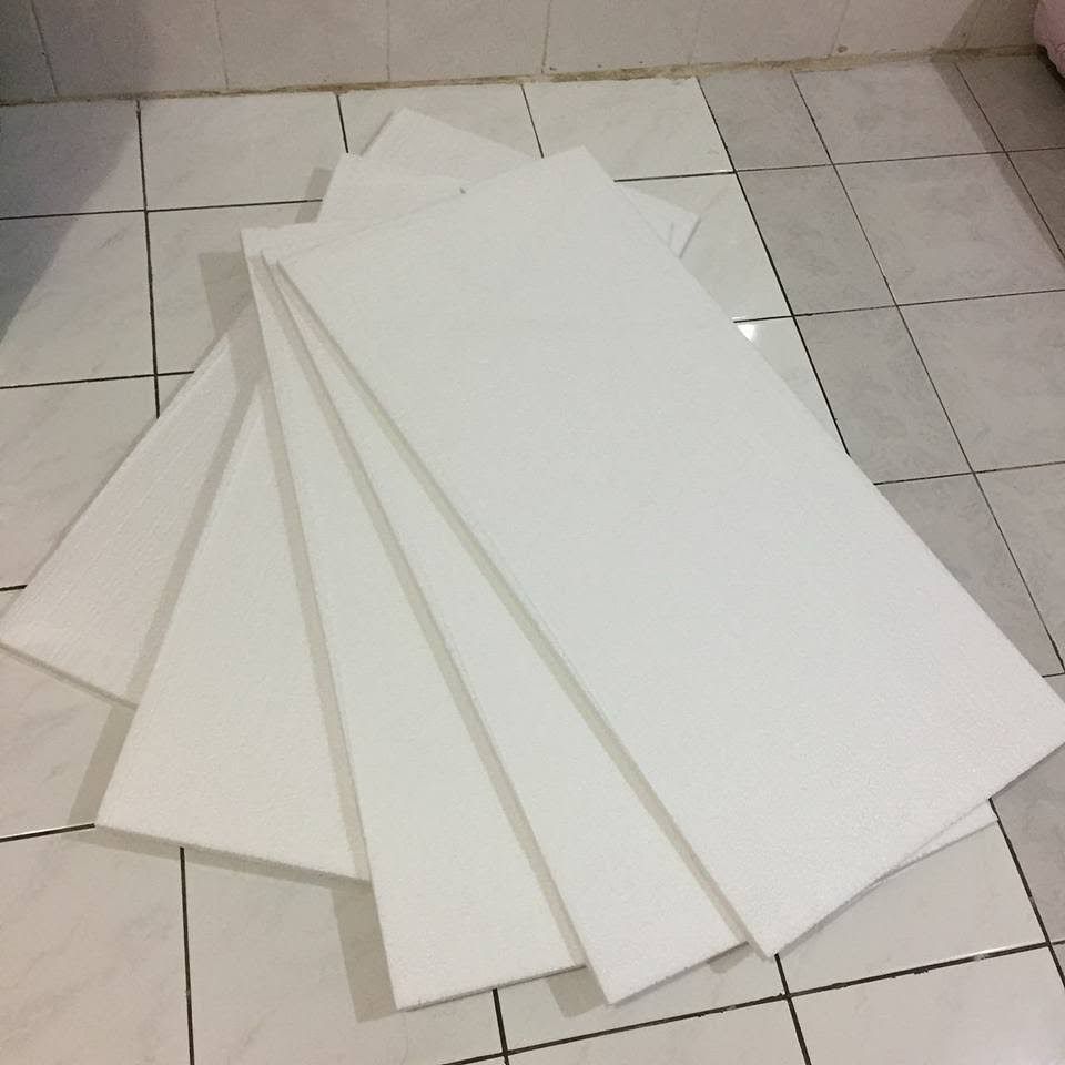 

D ( D0011 ) PAPAN STEROFORM GABUS LEMBARAN TEBAL 2 CM UKURAN 100 X 50 CM KUALITAS MEDIUM