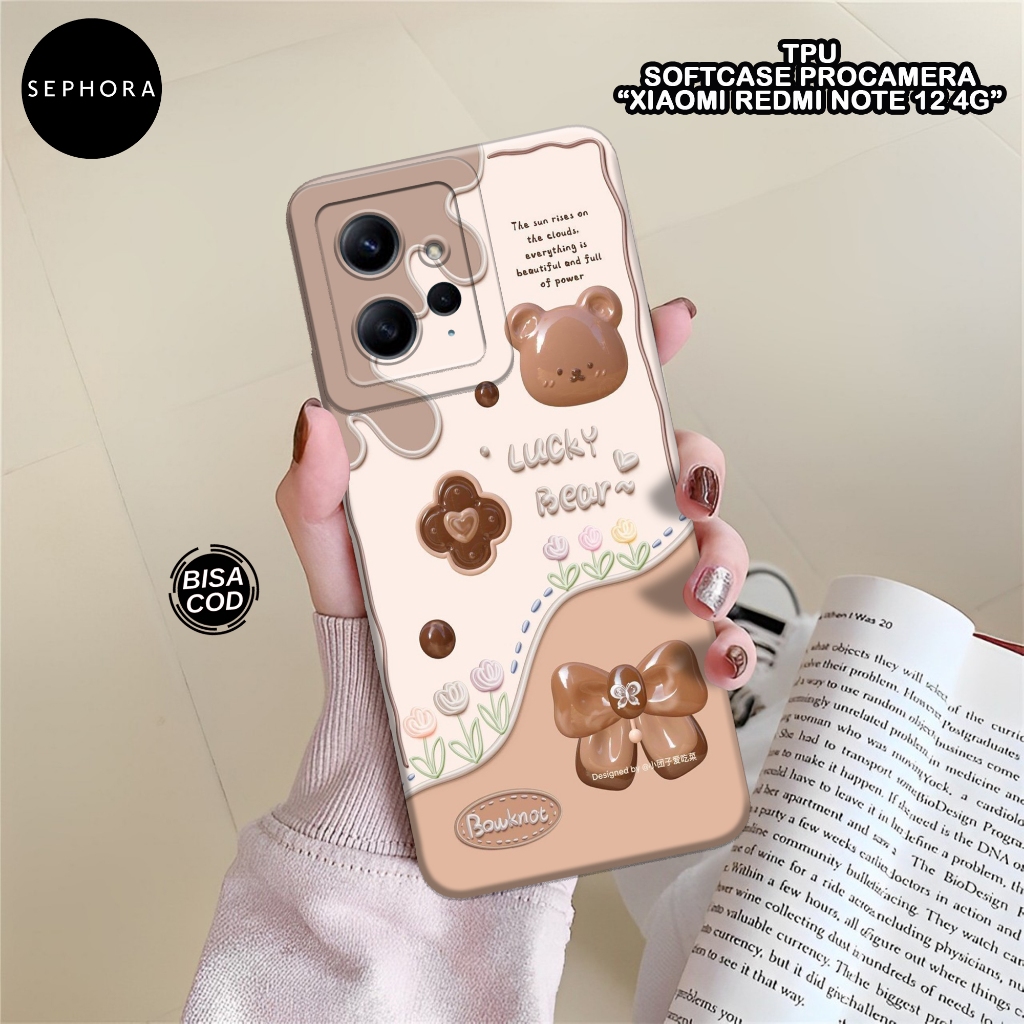 Case Xiaomi Redmi Note 12 4G Terbaru - Sephora - Fashion Case Lucu - Softcase Redmi Note 12 4G - Cas