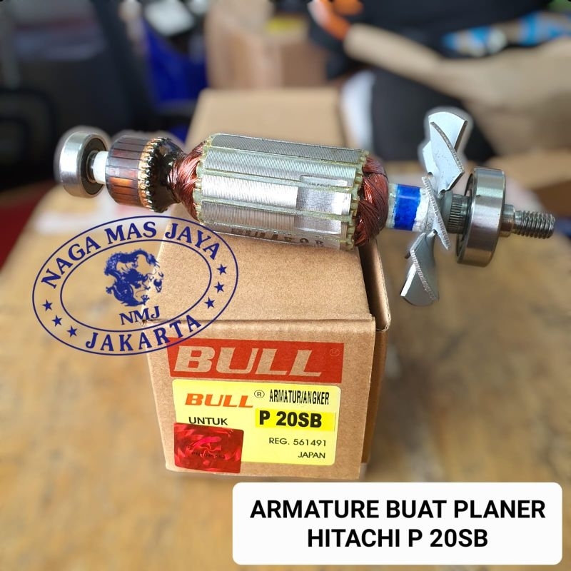 ARMATURE / ANGKER BUAT PLANER HITACHI HIKOKI P20SB / ANGKER HITACHI HIKOKI P 20SB P20SB BULL