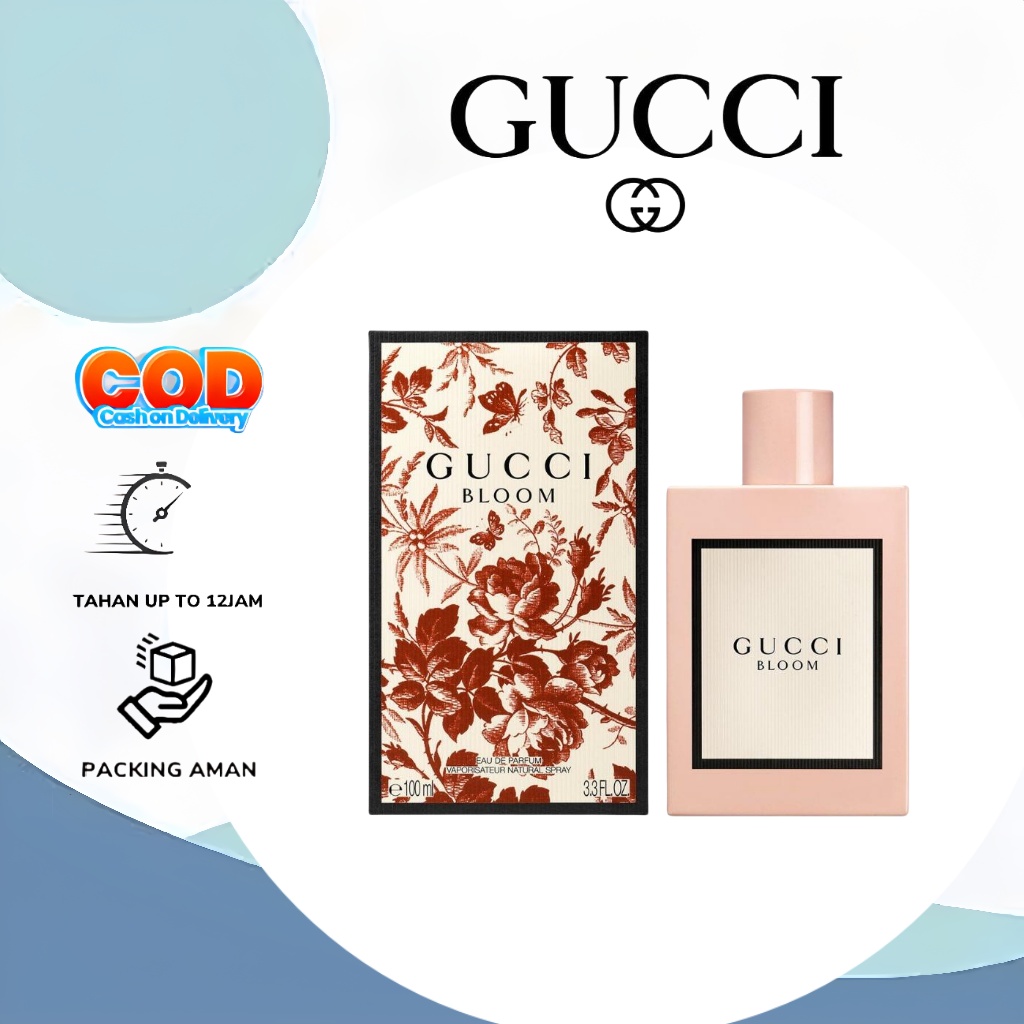 [100% Original]GUCCI Bloom Woman Eau De Parfum 100ML GUCI Wanita parfum EDP 100ML