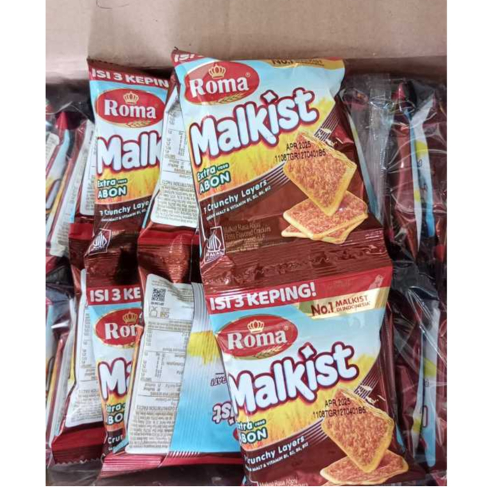 

ROMA MALKIST RENCENG RASA ABON/SWEET CRACKERS/KEJU/COKLAT/KELAPA KOPYOR (1Renceng isi 10pcs)