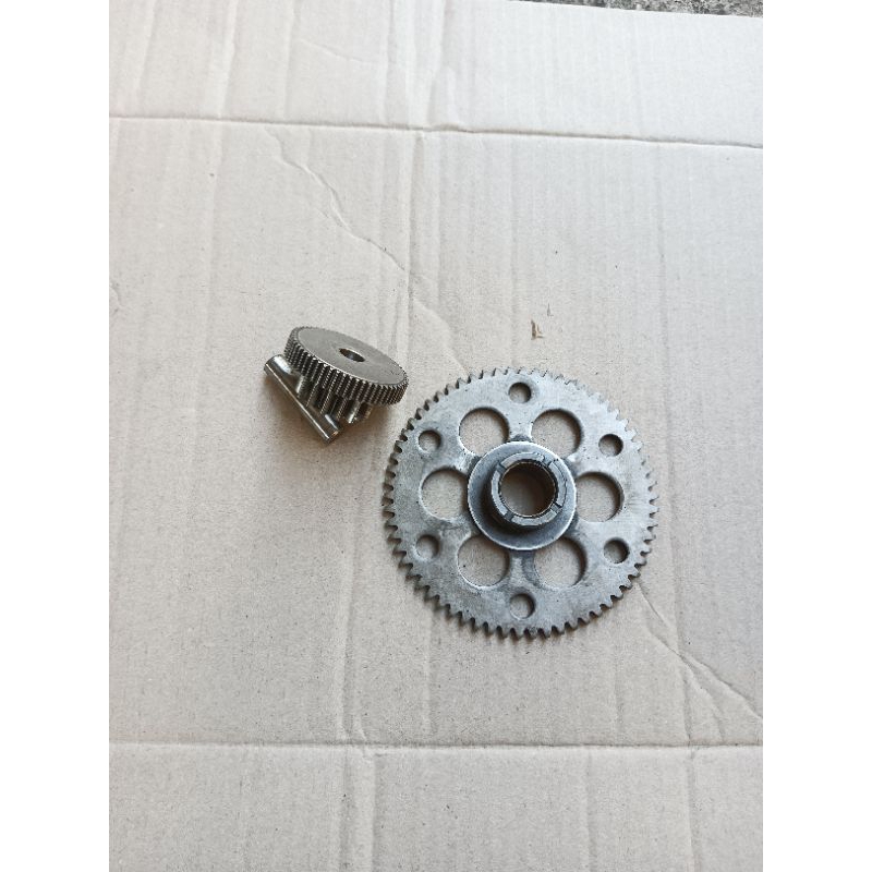 gigi gear penghantar stater kawasaki zx 130 original copotan