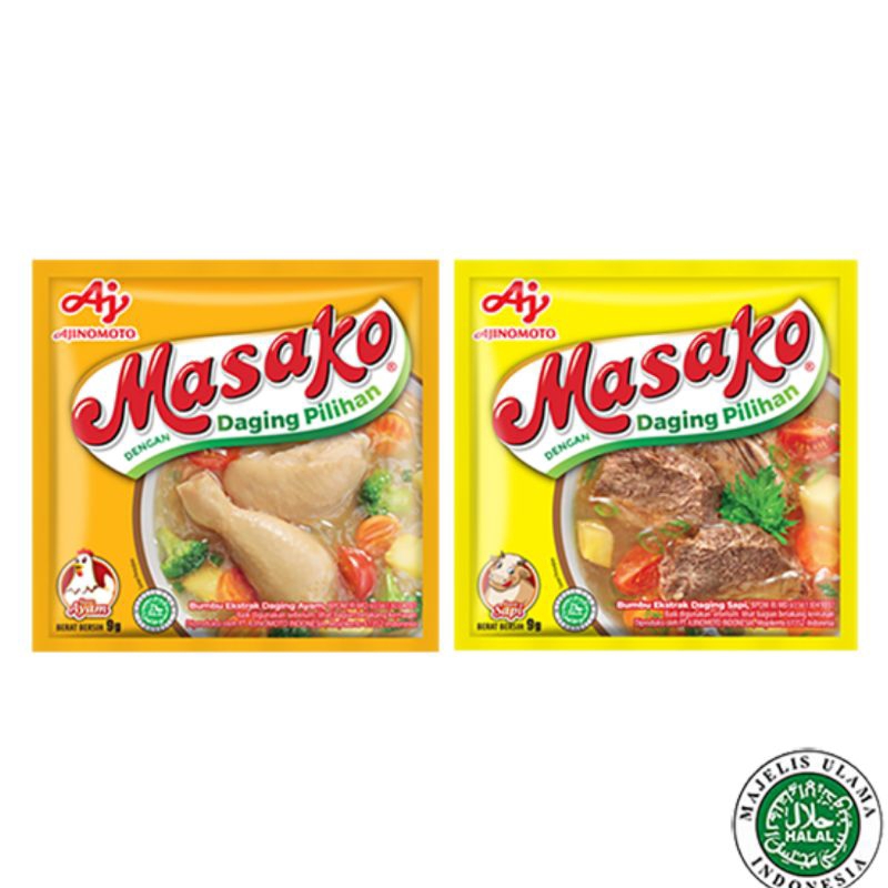 

MASAKO SACHET 1 RENTENG (AYAM, SAPI