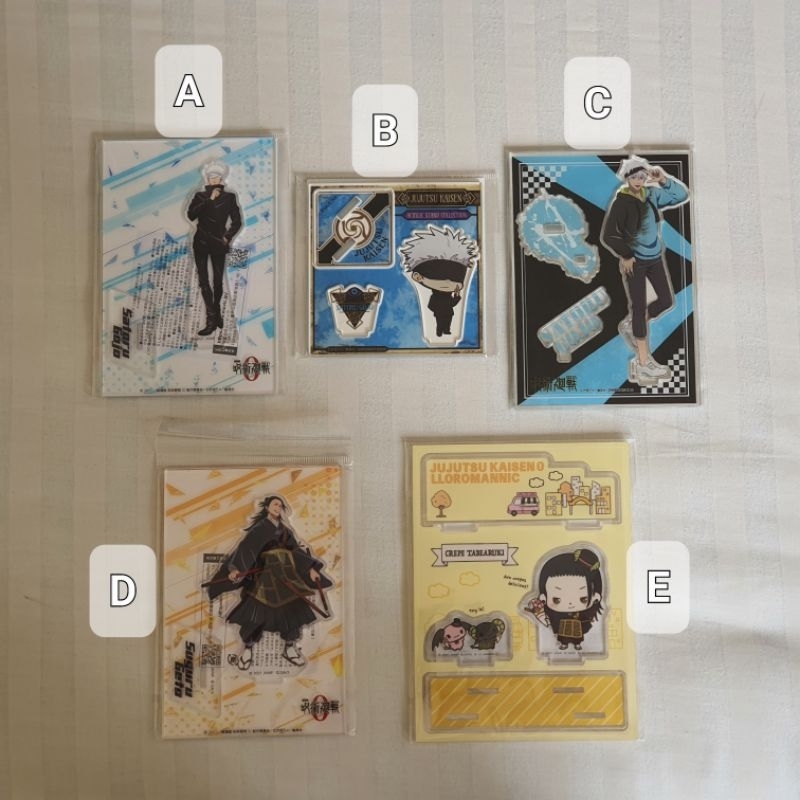 STANDEE OFFICIAL JUJUTSU KAISEN JJK GOJO SATORU GETO SUGURU, SANRIO, VOL 0, CAFE