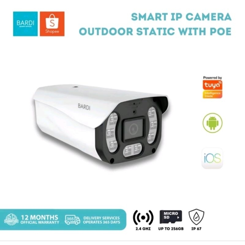 CCTV BARDI outdoor smart ip camera odr stc