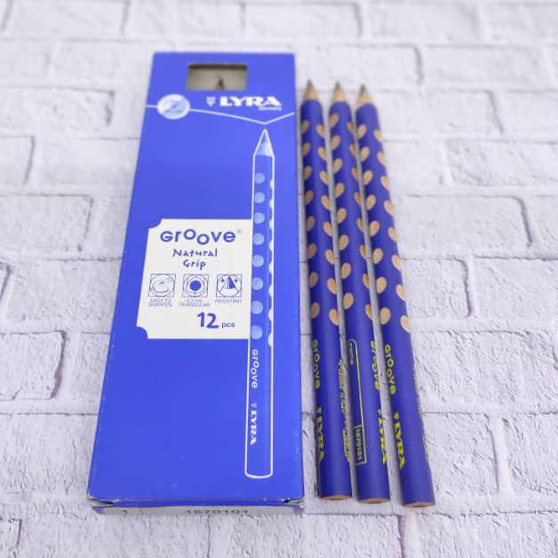 

MANTAP Pensil lyra groove natural grip